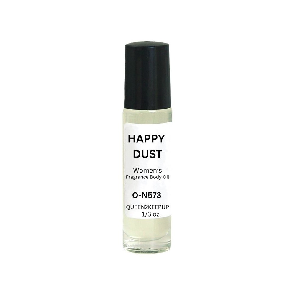 Happy Dust Unisex Body Oil Mango Matcha Bourbon Vanilla Fragrance Roll-On